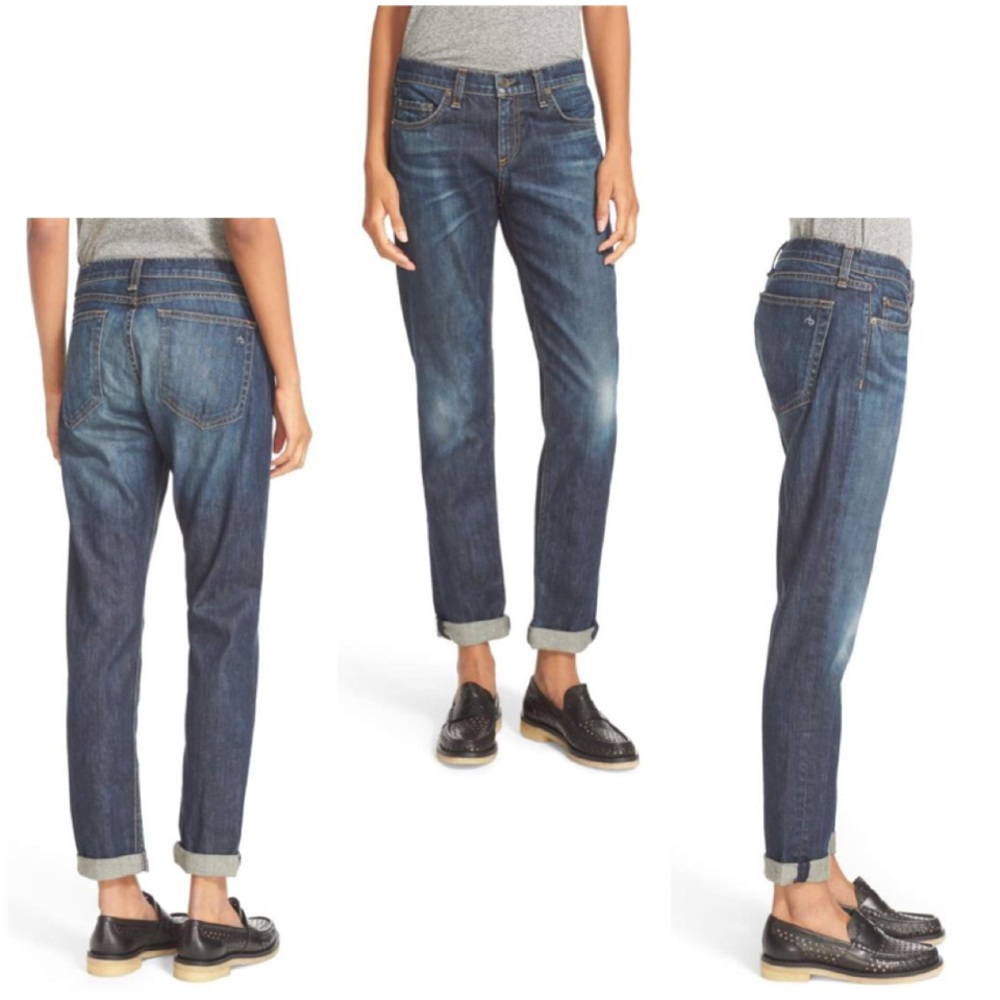 rag & bone The Dre Slim Boyfriend Jeans Snoqualmie